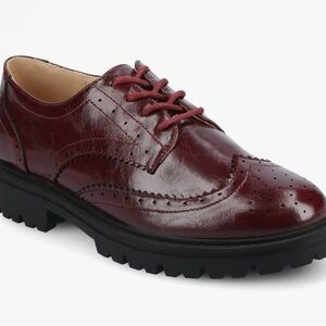 Journee Collection Women's Deep Red Loafers